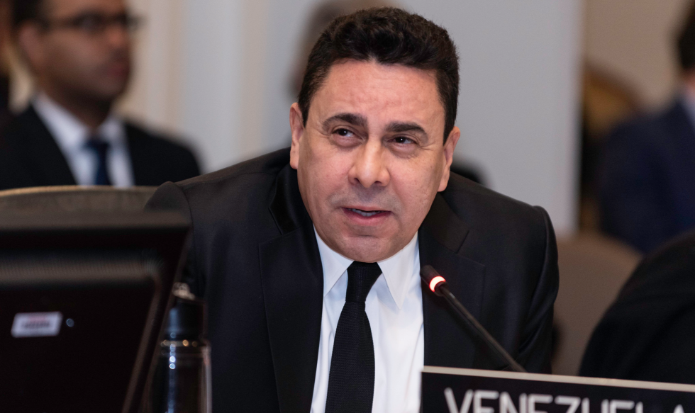 Embaixador venezuelano se pronuncia em reunião da ONU