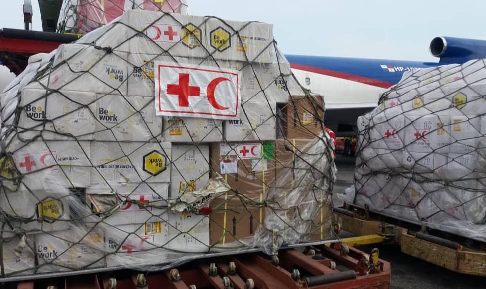 Venezuela: carregamentos da cruz vermelha chegam ao país