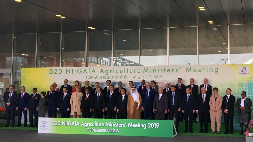 Reunião dos ministros da Agricultura do G20. Foto: FAO