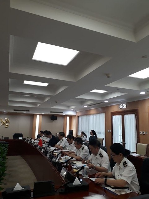 Divulgação/Mapa / Reunião da ministra Tereza Cristina e administrador-geral das Aduanas da China, Ni Yuefeng, em Pequim