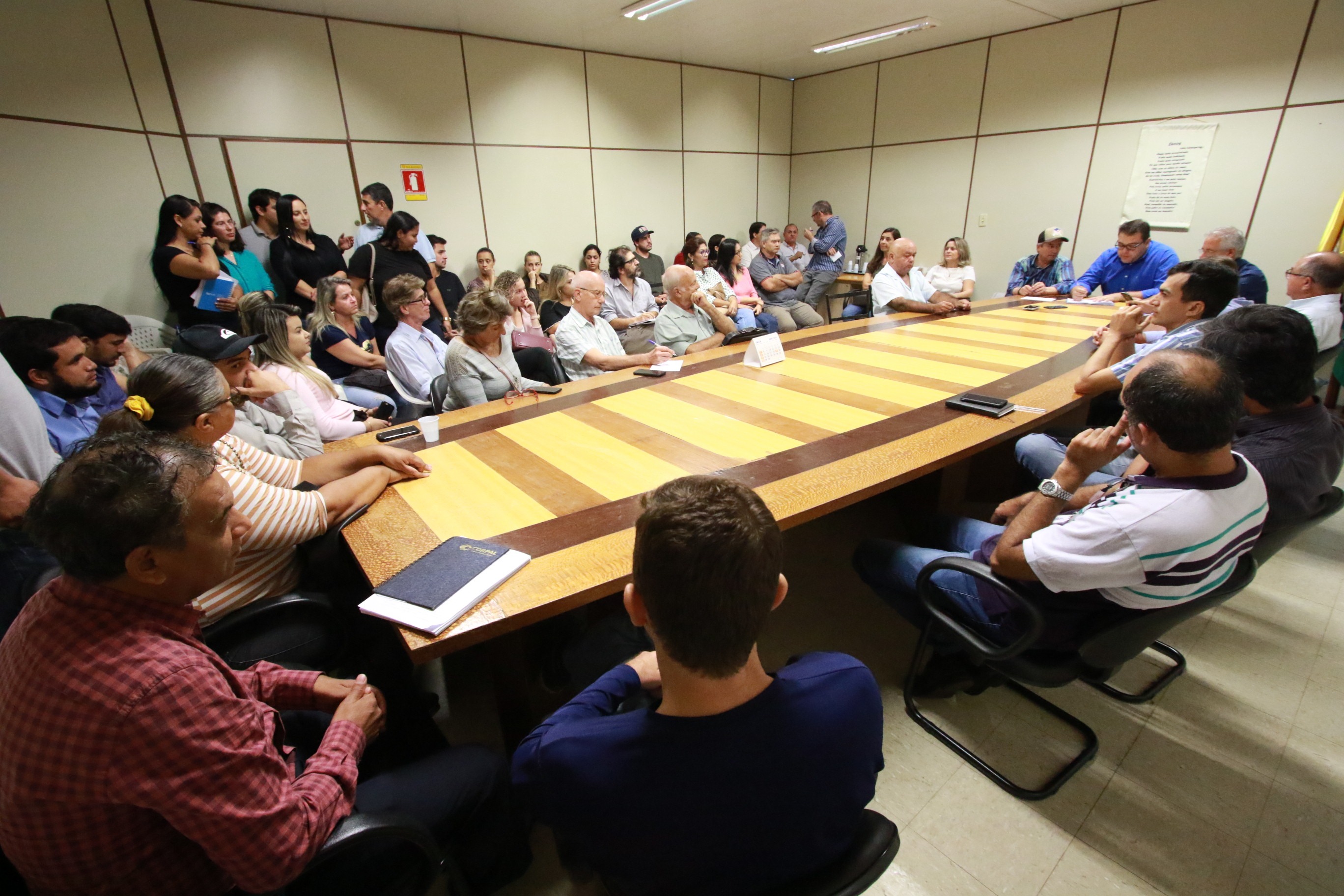 Presidente da Casa, Alan Guedes e vereadores recebem fiscais do MunicípioFoto: Thiago Morais