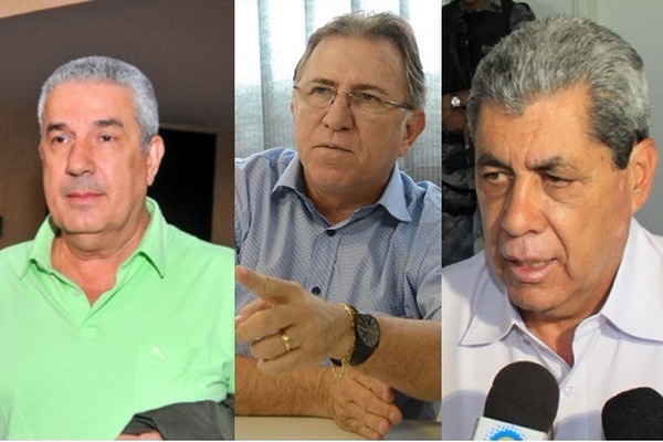 João Amorim, Edson Giroto e André Puccinelli 