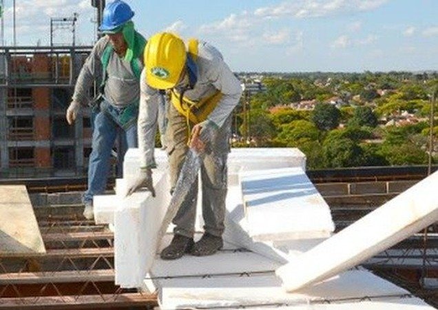 Indústria da construção civil gerou 34 novos empregos  no mês de agosto, em MSfoto - Marcos Ribeiro