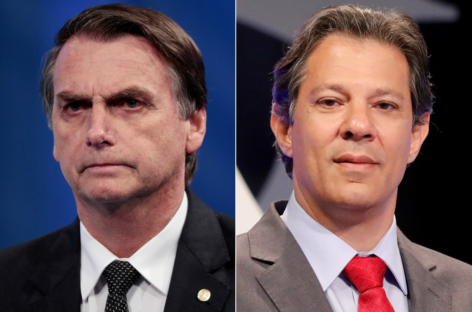 Bolsonaro e Haddad disputam o 2º turno para presidente