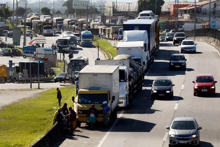 Greve dos caminhoneiros teve reflexos diretos na economia brasileira, disse o FMI  (Arquivo/Thomaz Silva/Agência Brasil)