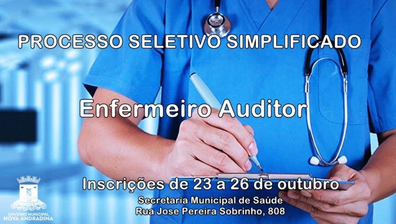 Prefeitura de Nova Andradina faz processo seletivo para contratar enfermeiros