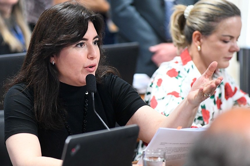 Projeto que deu origem à lei foi defendido pela relatora na CCJ, Simone TebetMarcos Oliveira/Agência Senado