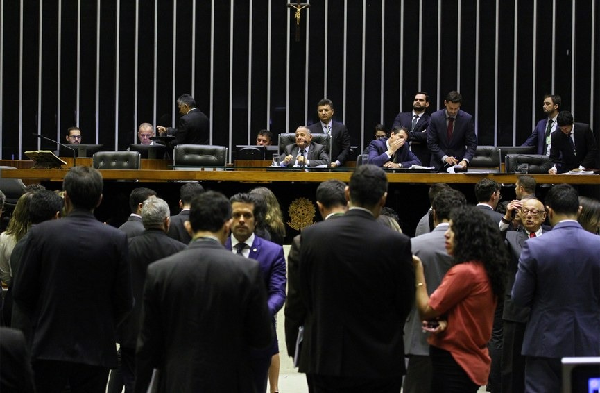 Plenário da Câmara dos Deputados em reunião da quarta-feira (28) que aprovou as propostasVinicius Loures/CD