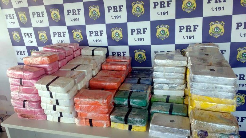 Ex-presidiário é flagrado com 240 quilos de cocaína pura