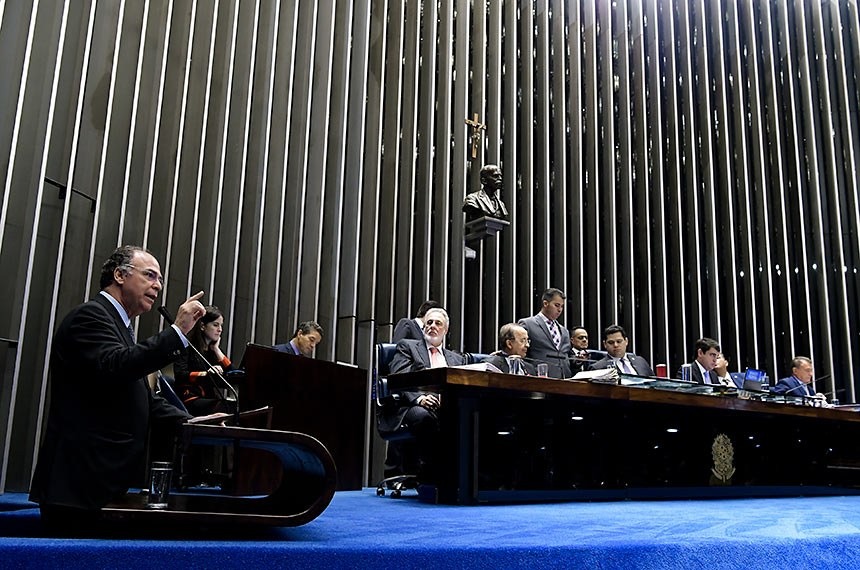 O líder do governo, senador Fernando Bezerra Coelho (MDB-PE), defende a derrubada dos destaques à PEC 6/2019, da reforma da PrevidênciaWaldemir Barreto/Agência Senado