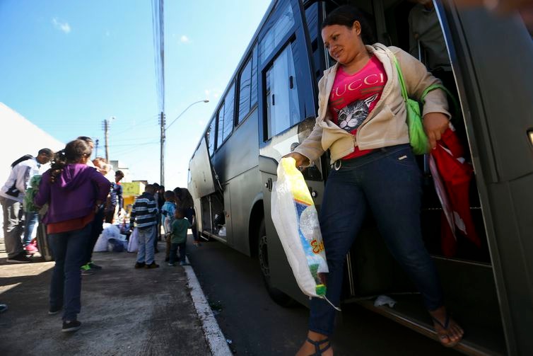 Grupo de migrantes venezuelanos chega a Brasília, onde serão acolhidos - Arquivo/Marcelo Camargo/Agência Brasil